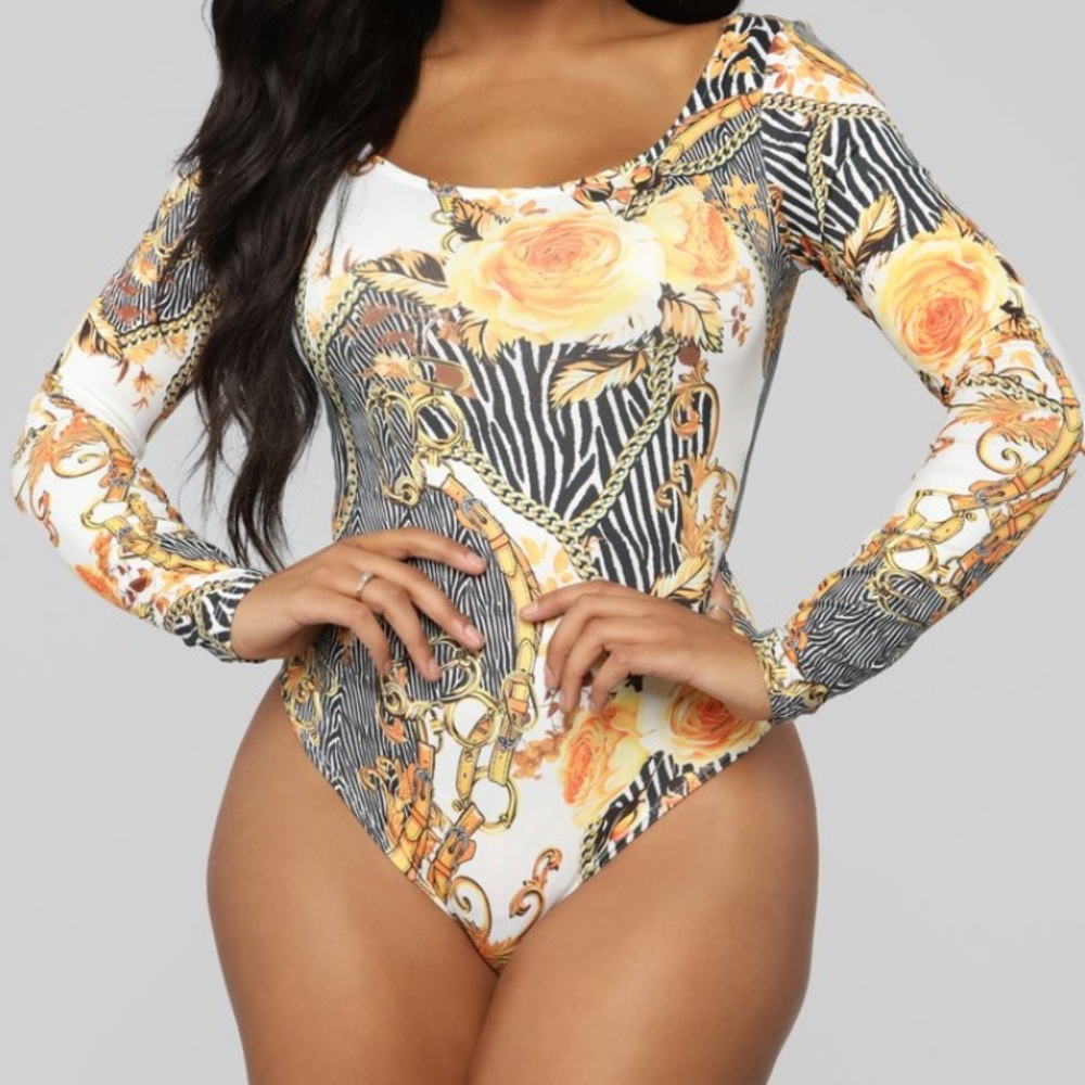 Patterned Bodysuit